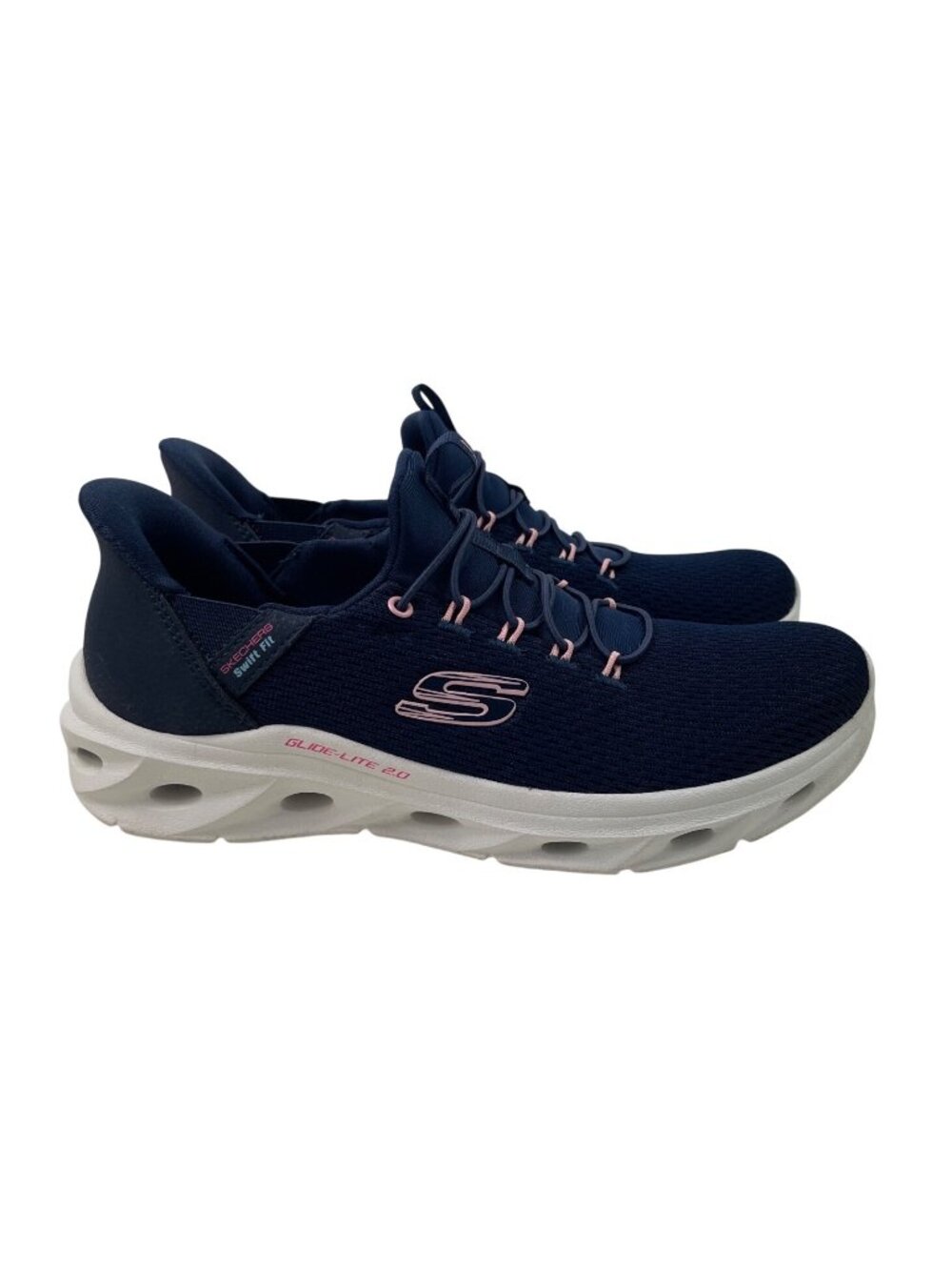 SKECHERS Womens Size 7.5 Navy Blue 179172 Swift-Fit Glide Lite 2.0 Sneaker - Picture 2 of 11